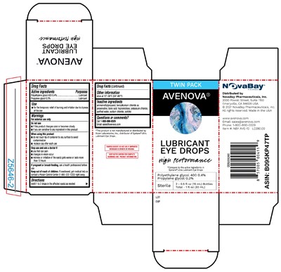 Avenova Lubricant Eye Drops High Performance 15mL twin pk - KC DL   Avenova Lub Eye Drops High Performance
